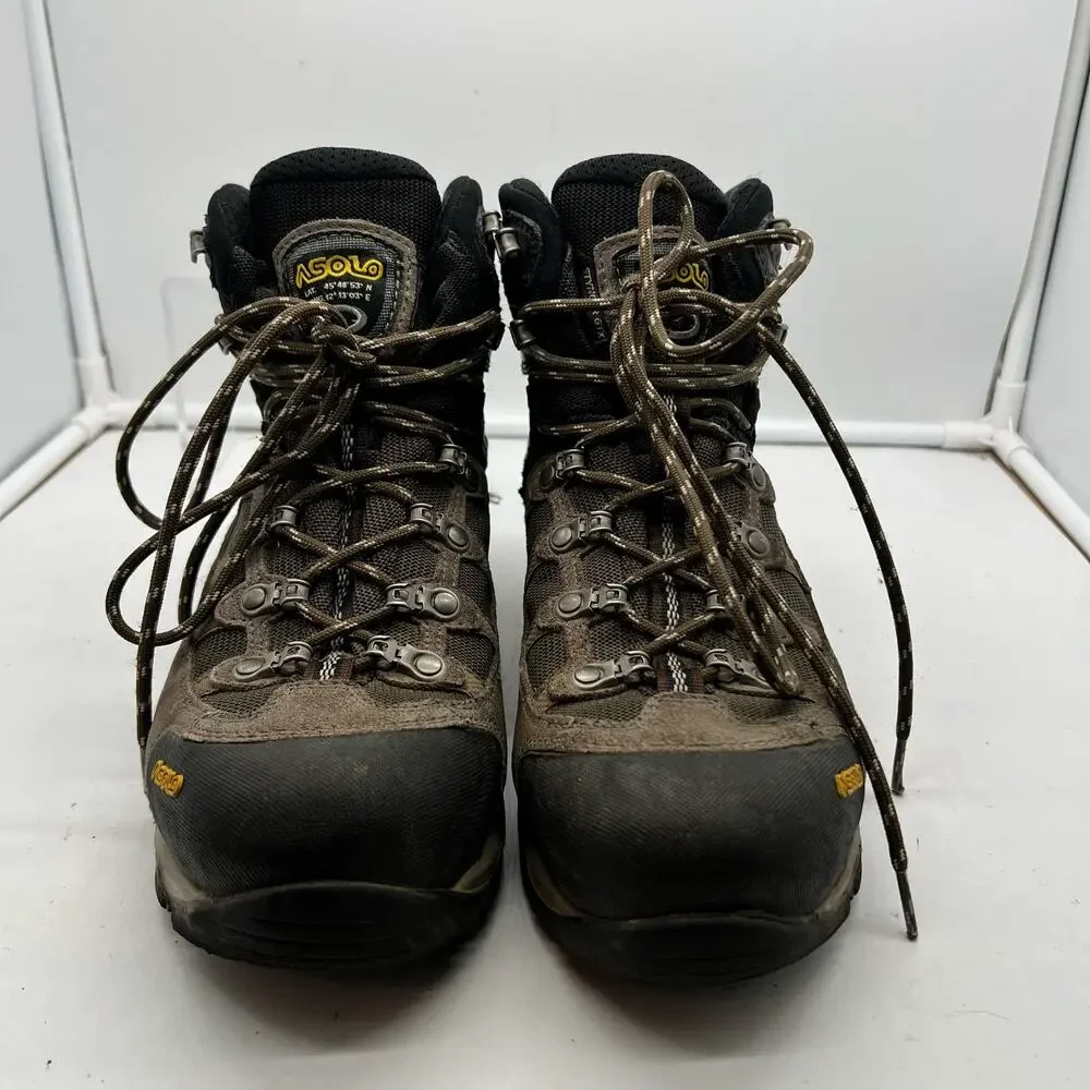 Asolo Boots Womens 9 Stynger Gtx Goretex Hiking Brown Trail